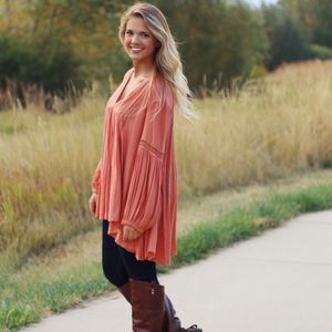 Free People Just The Two Of Us Tunic SIZE XS